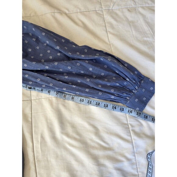 SUNDANCE Womens Size Small Top Blue Tunic Shirt - Picture 8 of 9